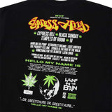 Buy Huf x Cypress Hill Dr Greenthumb Graphic Tour dates style T-Shirt Black. 100% Cotton construct. Front and back print details. Buy now pay later. Shop the best range of Skate Tees at Tuesdays Skate Shop.