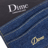 Buy Dime MTL Cursive Card Holder Indigo Denim. 100% Leather construct. 4 Interior card pockets. Note slots. Embossed Foil logo detailing. Shop the biggest and best range of Dime MTL in the UK at Tuesdays Skate Shop. Fast Free delivery, 5 star customer reviews, Secure checkout & buy now pay later options at Tuesdays Skate Shop.