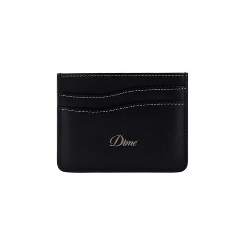 Buy Dime MTL Cursive Card Holder Black. 100% Leather construct. 4 Interior card pockets. Note slots. Embossed Foil logo detailing. Shop the biggest and best range of Dime MTL in the UK at Tuesdays Skate Shop. Fast Free delivery, 5 star customer reviews, Secure checkout & buy now pay later options at Tuesdays Skate Shop.