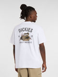 Buy Dickies Snake T-Shirt White DK0A4Z990WH1 at Tuesdays Skateshop Bolton | 30.00 GBP Black. 100% Soft cotton construct. Woven tab detail at hem. Model is 6'0" & wearing a size Medium. 