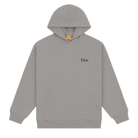 Dime MTL Classic Small Logo Hood Charcoal