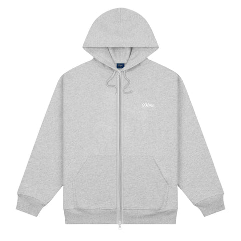 Buy Dime MTL Cursive Small Logo Zip Hoodie Heather Gray. Dime detail central on chest. Kangaroo pouch pocket. Shop the biggest and best range of Dime MTL at Tuesdays Skate shop. Fast free delivery with next day options, Buy now pay later with Klarna or ClearPay. Multiple secure payment options and 5 star customer reviews.