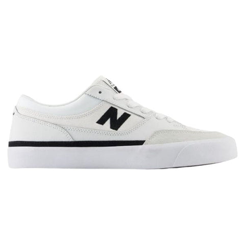 Buy New Balance Numeric 417 Franky Villani Skate Shoes White/Black NM417LWW. Low profile take on Franky's pro model. Suede toe cap for long lasting wear in high impact areas. NB# are know to run small by half a size, Size up half a size for a true to size fitting. Fast Free Delivery and shipping options. Buy now pay later with Klarna or ClearPay payment plans at checkout. Tuesdays Skateshop, Greater Manchester, Bolton, UK.