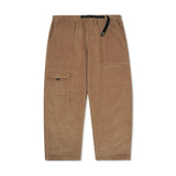 Buy Butter Goods Climber Pant Tan. 100% Corduroy construct. Loose fit. Cargo pocket at front, patch pocket on back with woven tab detail. Adjustable elastic at ankle.  Shop the best range of Butter in the UK at Tuesdays Skate Shop. Fit guides, on model shots & best prices. Free delivery, Buy now pay later and fast checkout.