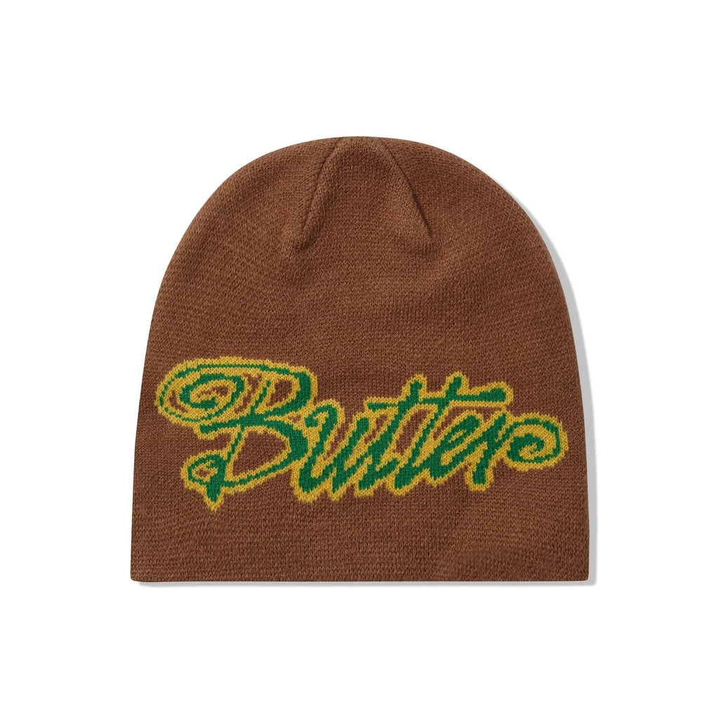 Buy Butter Goods Jive Skully Beanie Brown. 100% Acrylic construct. Butter Woven tab detail on single fold. OSFA. Shop the best range of Buttergoods in the U.K. at Tuesdays Skate Shop. Fast Free delivery options, Buy now Pay Later & multiple secure payment methods at checkout. Best rates for Skate and Street wear.