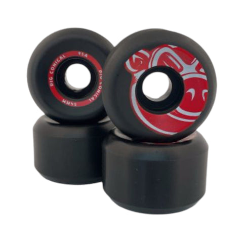 Buy Pig Wheels Pig Conical Black Skateboard Wheels 54 MM 95 A. Classic Shape, Strong urethane construct. Long lasting, Connoisseurs choice. Shop the best range of skateboarding wheels in the North West at Tuesdays Skate Shop Bolton. Highly rated on trust pilot and in the streets. 