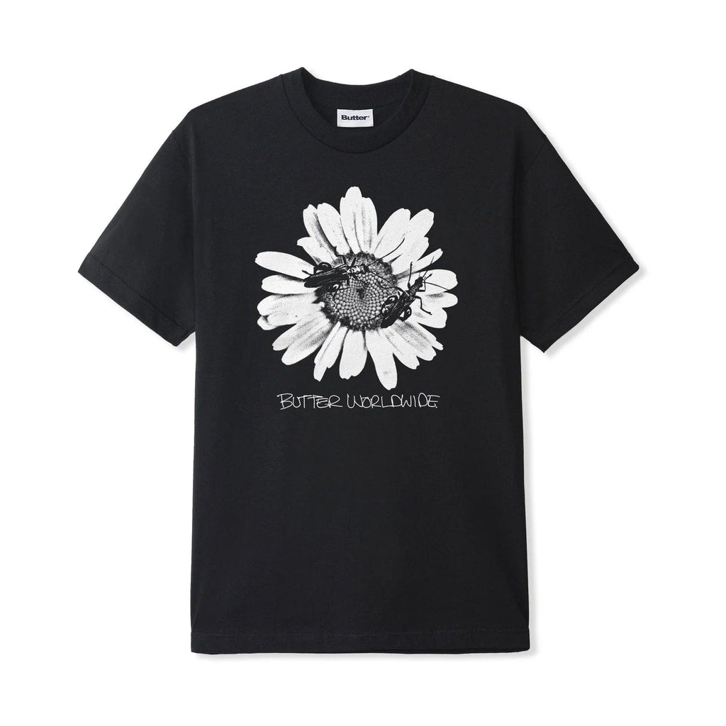 Buy Butter Goods Sunflower T-Shirt Black. 100% Cotton Construct. 6.5 oz. Tee Screen print on chest. Fast free UK Delivery & Buy now pay later at Tuesdays. #1 UK destination for Butter Goods in the U.K.