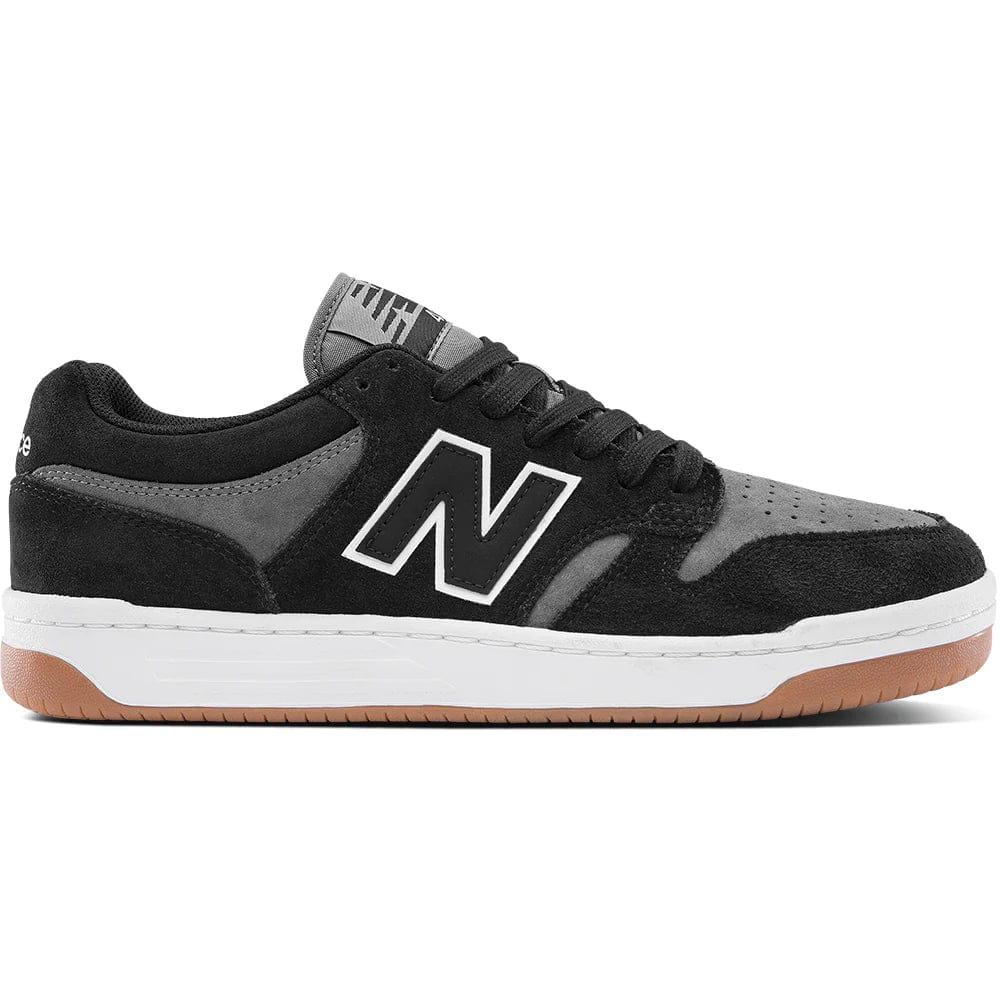 Buy New Balance Numeric 480 Skate Shoes Black/White/Gum NM480HGC 90.00 GBP. Suede/Mesh Uppers. Plush FuelCell midsole for a comfortable a durable wear on the heel.  Fast Free Delivery and shipping options. Buy now pay later with Klarna or ClearPay payment plans at checkout. Tuesdays Skateshop, Greater Manchester, Bolton, UK.