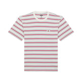 Buy Dickies Lewistown Stripe T-Shirt Egret Beige DK0A4Z8SC481. 100% Soft cotton construct. Relaxed Fit. Woven tab detail. Shop the best range of Dickies Skate wear at Tuesdays Skate Shop. Fast Free Delivery options, Buy now pay later and Multiple secure checkout methods. Shop with confidence at Tuesdays with 5 star Trustpilot feedback.