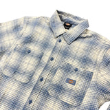 Buy Dickies Evansville Long Sleeve Shirt Blue DK0A4XGTK371 65.00 GBP. Full button down Cotton Flannel Shirt. Relax Fit. Woven tab detail. Collared. Shop the best range of Dickies Skate wear at Tuesdays Skate Shop. Fast Free Delivery options, Buy now pay later and Multiple secure checkout methods. Shop with confidence at Tuesdays with 5 star Trustpilot feedback.