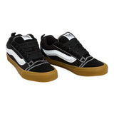 Buy Vans Knu Skool Chunky Skate Shoes in Black/Gum at Tuesdays Skateshop Bolton. Suede Upper construct. Puffy 3D sidestripe. Reissued 90's low profile, nostalgia. Red tab detail at heel. Chunky Laces. Waffle Sole. VN0009QCB9M1. Fast Free delivery options, Buy now pay later with Klarna/Clearpay & multiple secure checkout options. See our trustpilot reviews and shop with confidence.