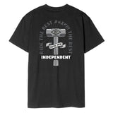 Buy Independent Truck Co. RTB Sledge T-Shirt Black (Back Print)Regular Cut Tee. 100% Soft cotton construct. Front and Back print details. best range of Skateboarding Tees at Tuesdays Skate shop, Fast Free delivery and buy now pay later options. Consistent trusted 5 star customer feedback. 