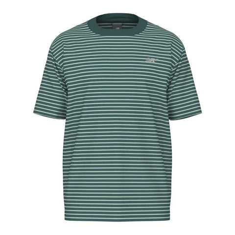 New Balance Numeric Thin Stripe T-Shirt New Spruce. 100% soft cotton construct. NB# Rubber puff print on chest and sleeve. Regular fit. Shop the best range of skateboarding tees at Tuesday Skate Shop. Buy now pay later options with fast free shipping & Delivery.