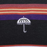 Buy Helas Rayures Striped T-Shirt Purple/Black. 100% Soft cotton construct. Custom Striped Pattern with Umbrella embroidered details at left of chest. Fast Free delivery and shipping options. Buy now Pay later with Klarna and ClearPay payment plans at checkout. Tuesdays Skateshop, Greater Manchester, Bolton, UK.