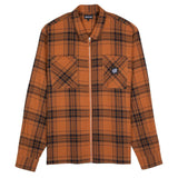 Buy Santa Cruz El Jefe L/S Shirt Terracotta Check over shirt 60.00 gbp. Lightweight cotton construct overshirt. Zip closure. Front flat pockets. Santa Cruz Woven tab details. Shop the best range of skateboarding clothing in the UK at Tuesdays Skateshop. Fast Free delivery options, Buy now pay later and Multiple secure payment methods. Top rated in the streets and on Trustpilot.