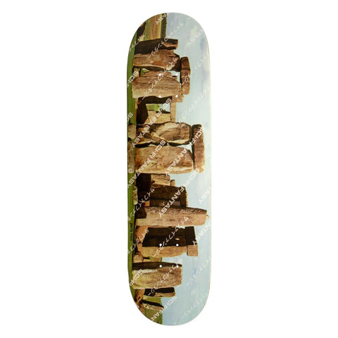 Buy Sci Fi Fantasy Jerry Hsu Stonehenge Skateboard Deck 8.25".  8.25" X 32", Wheelbase - 14.25". All decks come with free grip, please specify in the notes if you would like it applied or not. Buy now pay later, fast free delivery. Shop the best range of skateboards at Tuesdays Skateshop. #1 UK stockist for hard to find skate brands.