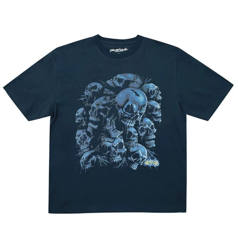 Buy Yardsale Crypt T-Shirt Navy. Detailed print central on chest 100% cotton construct regular fitting tee. Fast Free Delivery and Shipping options. Buy now pay later with Klarna and ClearPay payment plans. Tuesdays Skateshop, UK. Best for Yardsale.