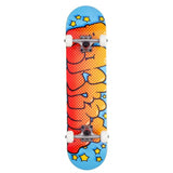 Buy Rocket 'Bubbles' Complete Skateboard Blue 7.75" Split stain bottom ply. 7 Ply hard rock Maple construct. 5.0 Polished Raw trucks with PU cushioning riser pads. 52 MM X 32 MM 90A Wheels with Abec 5 bearings as standard. Ideal for a first time Full set up. 30.5" in length. Ideal for a beginner | First Timer | Complete Full Set Up. Buy now pay later with Klarna and ClearPay payment plans. Tuesdays Skateshop.