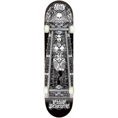 Buy Death Skateboards Eddie Belvedere 'Maiden' Complete Skateboard 8.25" (Hanger trucks) 52 MM 99 DU Wheels Abec 5 Bearings. Ideal for a first timer or the more intermediate skateboarding. Ideal for a first timer or the more intermediate skateboarding. #1 for getting rolling in the UK. Buy now pay later with Klarna & Clearpay. Fast Free Delivery/Shipping options. Tuesdays Skateshop | Bolton Greater Manchester | UK.